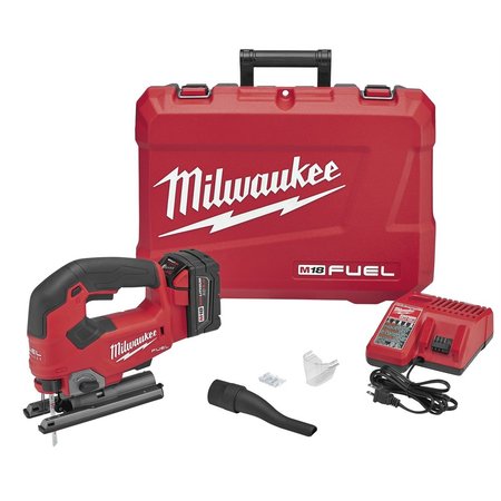 Milwaukee Tool MilwaukeeÂ® M18â„¢ FUELâ„¢ D-Handle Jig Saw w/ (1) REDLITHIUMâ„¢ XC 5.0 Battery Kit 2737-21